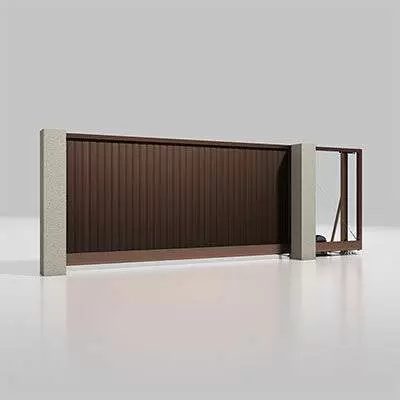 Подробнее Въездные ворота цвета «Шоколад»