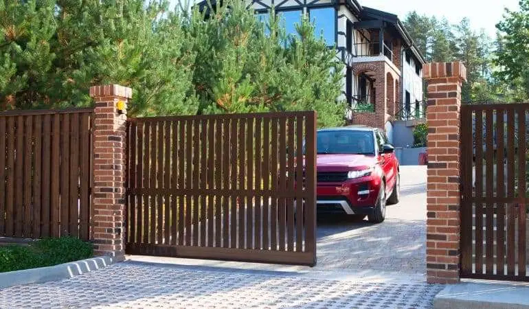 Откатные ворота в Городце