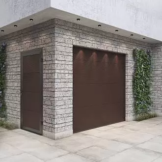 Гаражные ворота с дверью серии Prestige Гаражные ворота с дверью серии Prestige