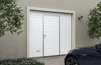 Гаражные ворота с калиткой серии Trend Гаражные ворота с калиткой серии Trend