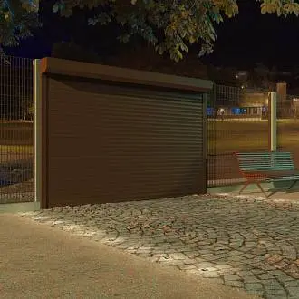 Роллетные ворота для забора