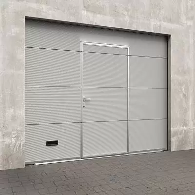 Промышленные ворота серии ProTrend Промышленные ворота цвет серебристый металлик