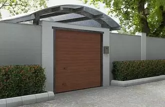 Секционные ворота под навес серии Trend Секционные ворота под навес серии Trend