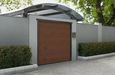 Секционные ворота под навес серии Trend Секционные ворота под навес серии Trend