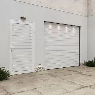 Подъемные ворота с дверью для гаража серии Trend Подъемные ворота с дверью для гаража серии Trend