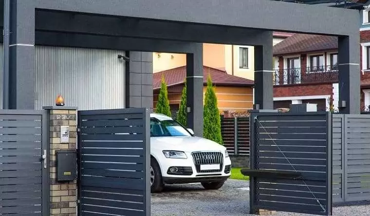 Распашные ворота в Городце