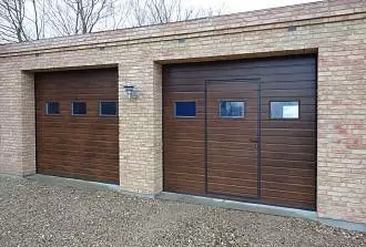 Гаражные ворота с калиткой серии Prestige Гаражные ворота с калиткой серии Prestige